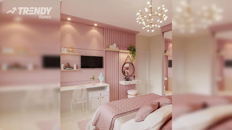 decoração quarto rosa pink pastel